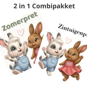 Combinatie bundel, Jip & Juultje Zomerpret en Zintuigenpret in één!