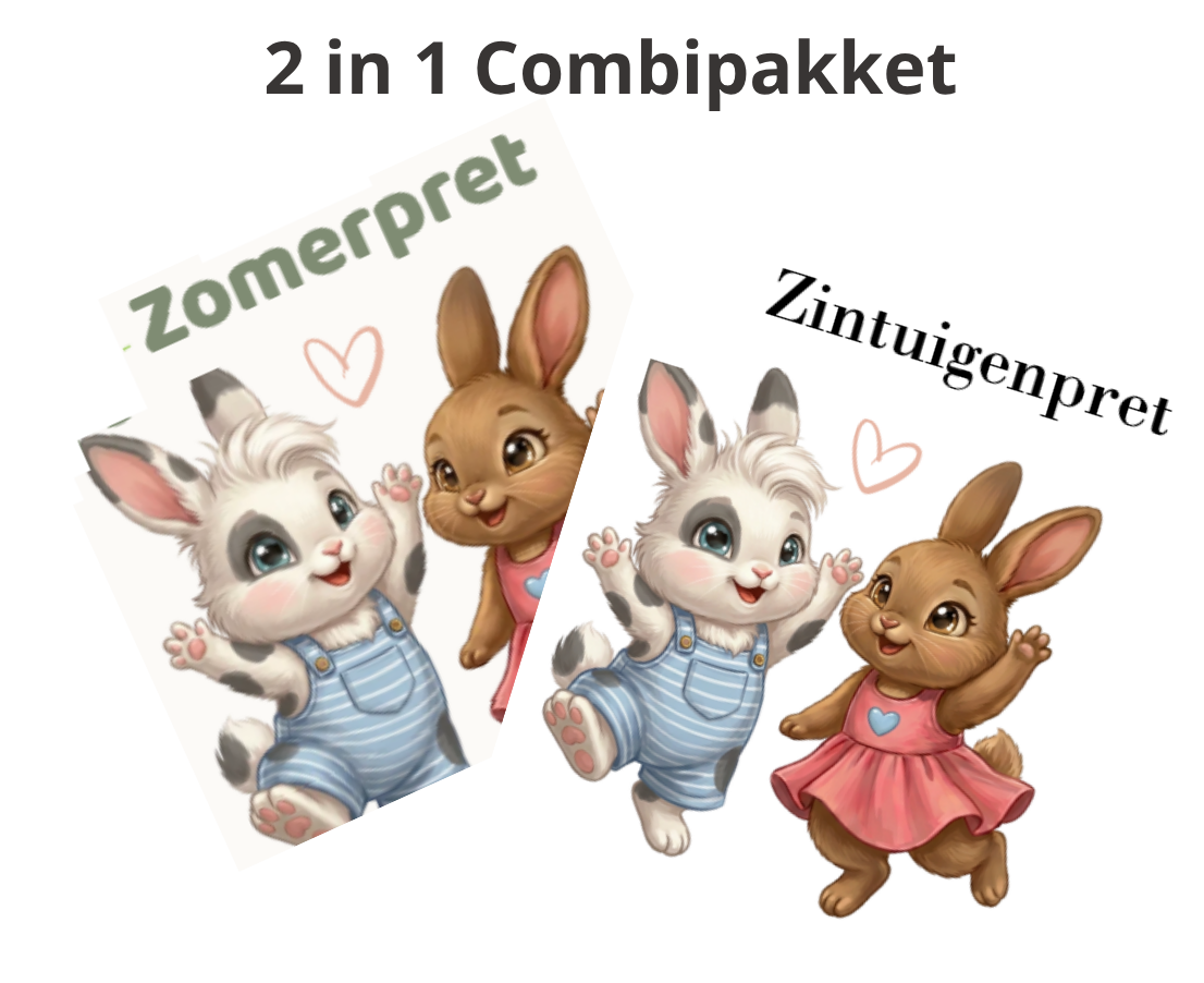Combinatie bundel, Jip & Juultje Zomerpret en Zintuigenpret in één!