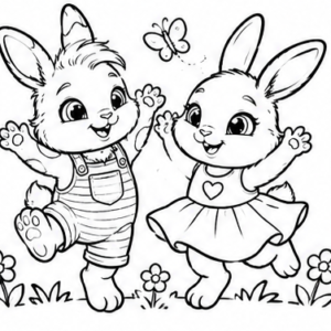 Jip & Juultje kleurplaten/ Jip & Juultje coloring pages